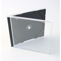 CD-fodral | Jewel Case | svart tray | 100st