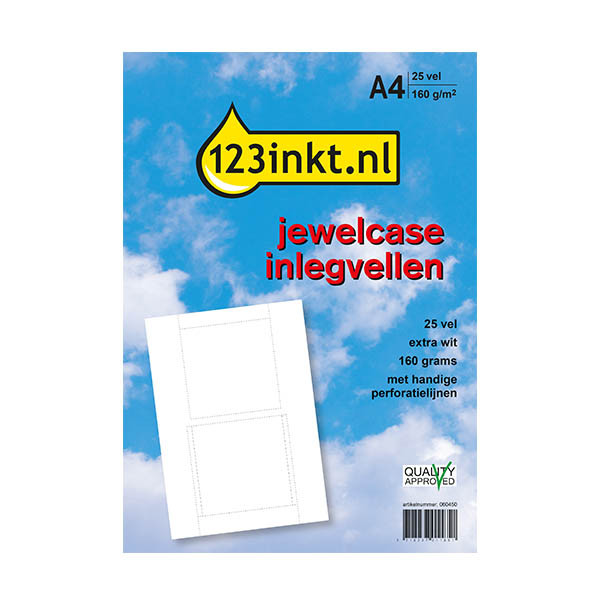 CD fodral inlägg | 123ink | 25 ark 060450 - 1