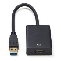 USB-A till HDMI-adapter | svart | Cablexpert K070601011