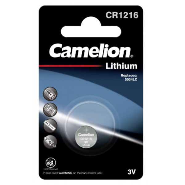 Camelion CR1216 Litium knappcellsbatteri | 1st ACA00246 - 1