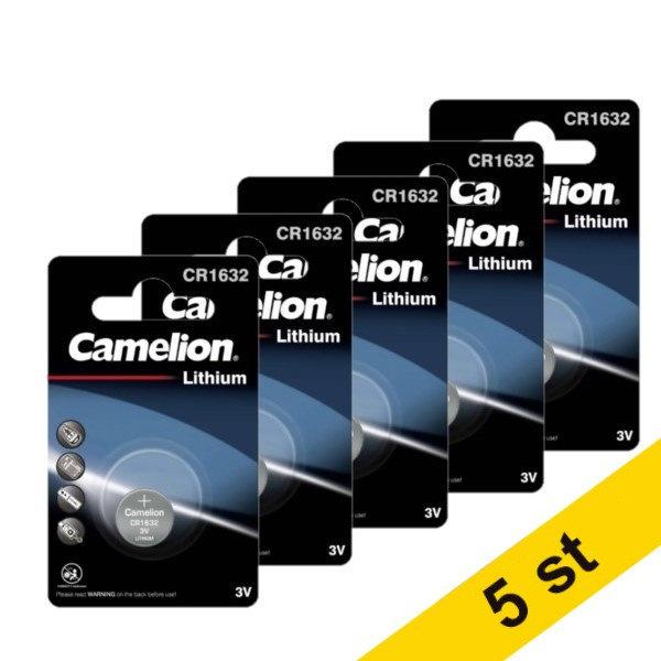 Camelion CR1632 Litium knappcellsbatteri 5st ACA00220 - 1