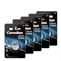 Camelion CR2025 Litium knappcellsbatteri | 5-pack 208-205 5003LC BR2025 BR2025-1W CR2025 ACA00502