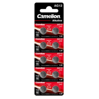 Camelion LR43/V12GA/186 Alkaline knappcellsbatteri | 10-pack ACA00237