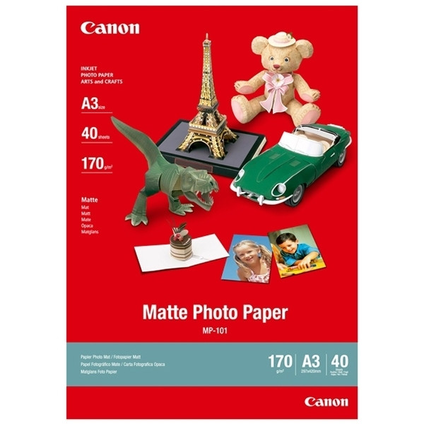 [] A3 170g Canon MP-101 fotopapper | Matte | 40 ark 150362 - 1