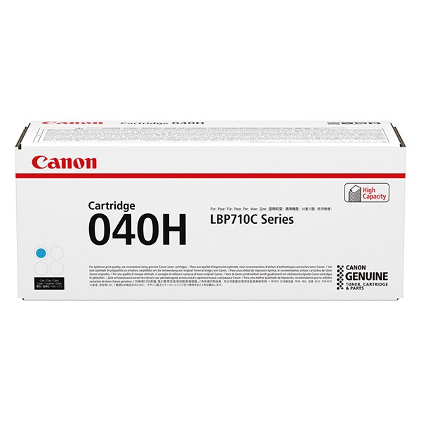 Canon 040H C cyan toner hög kapacitet (original) 0459C001 017284 - 1