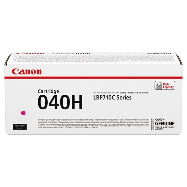 Canon 040H M magenta toner hög kapacitet (original) 0457C001 017288 - 1