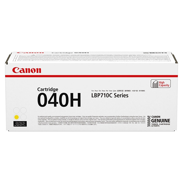 Canon 040H Y gul toner hög kapacitet (original) 0455C001 017292 - 1