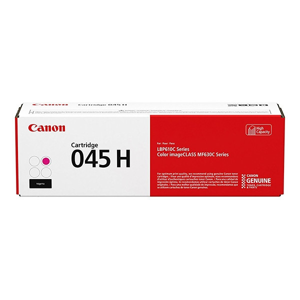 Canon 045H magenta toner hög kapacitet (original) 1244C002 017414 - 1