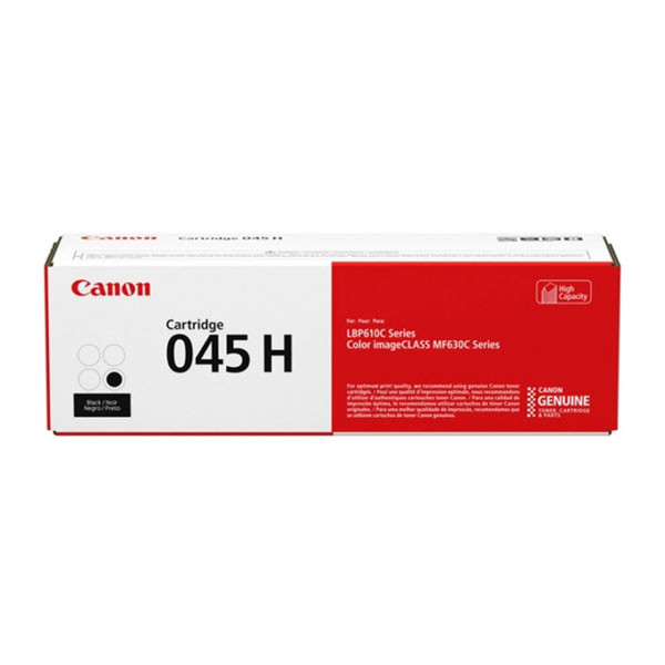 Canon 045H svart toner hög kapacitet (original) 1246C002 017406 - 1