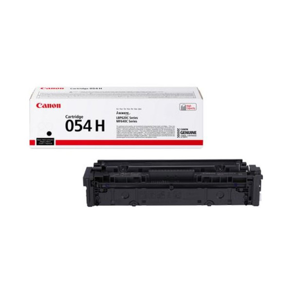 Canon 054H BK svart toner hög kapacitet (original) 3028C002 070066 - 1