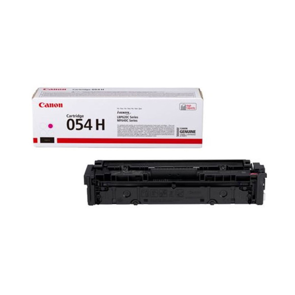 Canon 054H M magenta toner hög kapacitet (original) 3026C002 070070 - 1