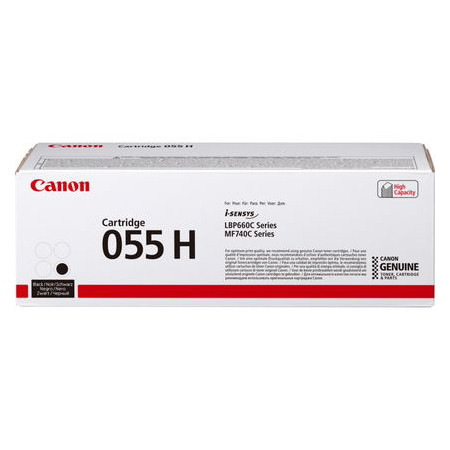 Canon 055H BK svart toner hög kapacitet (original) 3020C002 070050 - 1