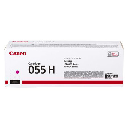 Canon 055H M magenta toner hög kapacitet (original) 3018C002 070054 - 1