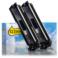 Canon 057H BK svart toner hög kapacitet 2-pack (varumärket 123ink) 070095