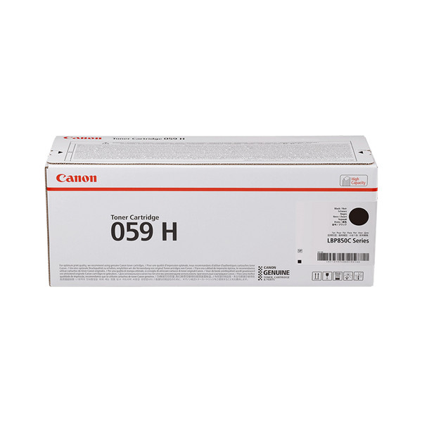 Canon 059H BK svart toner hög kapacitet (original) 3627C001 017508 - 1