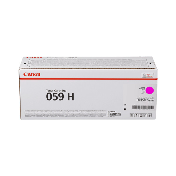 Canon 059H M magenta toner hög kapacitet (original) 3625C001 017512 - 1