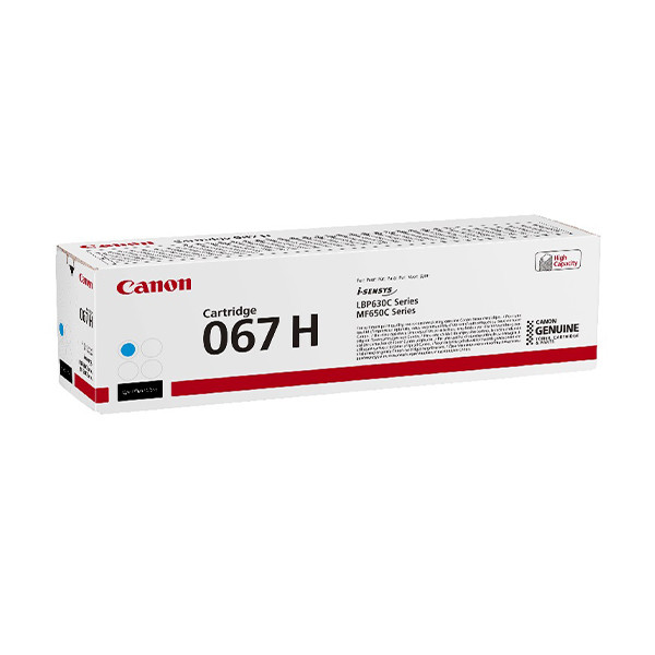 Canon 067H C cyan toner hög kapacitet (original) 5105C002 094992 - 1