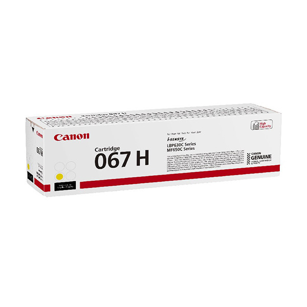 Canon 067H Y gul toner hög kapacitet (original) 5103C002 095000 - 1