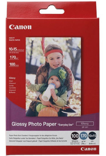 Canon 10x15cm 170g Canon GP-501 fotopapper | Glossy | 50 ark  064585 - 1