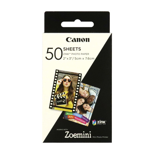 Canon 5x7,6cm Canon ZINK fotopapper | självhäftande | 50 ark 3215C002 154035 - 1