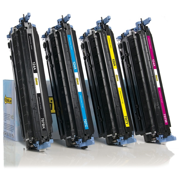 Canon 707BK/C/M/Y toner 4-pack (varumärket 123ink)  130082 - 1