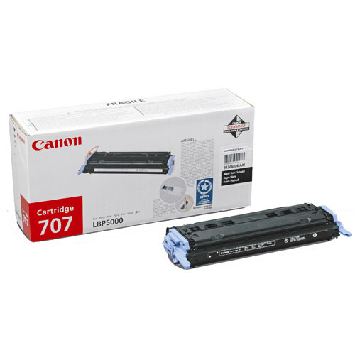 Canon 707 BK svart toner (original) 9424A004AA 071462 - 1