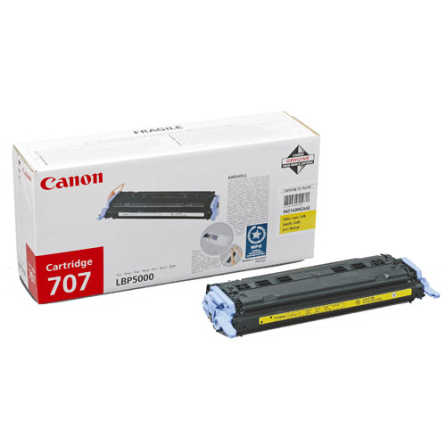 Canon 707 Y gul toner (original) 9421A004AA 071468 - 1