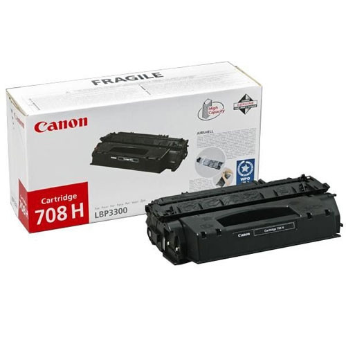 Canon 708H svart toner hög kapacitet (original) 0917B002AA 071472 - 1