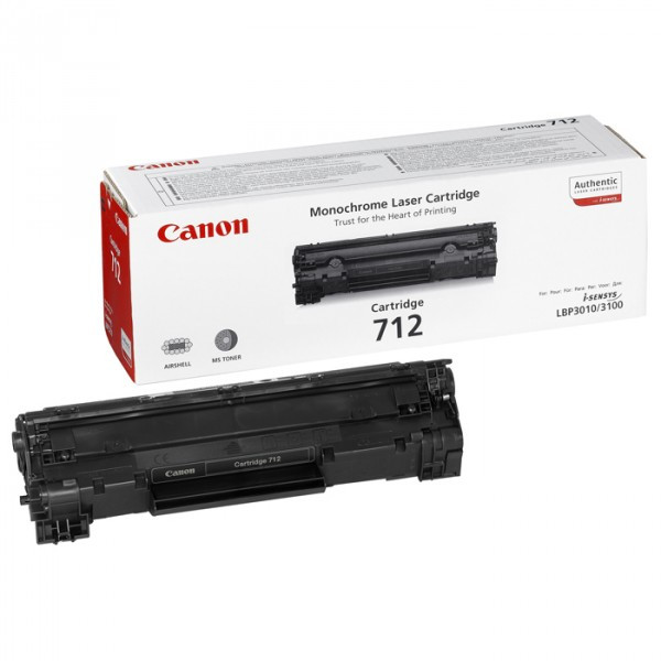 Canon 712 BK svart toner (original) 1870B002AA 070912 - 1