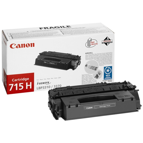 Canon 715H svart toner hög kapacitet (original) 1976B002AA 071098 - 1