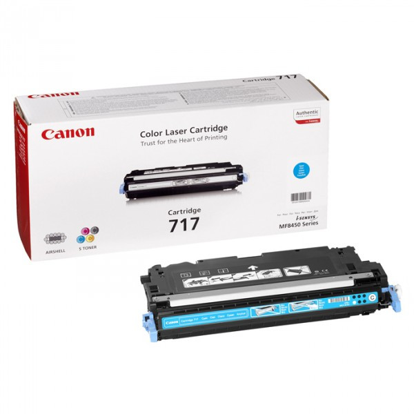 Canon 717 C cyan toner (original) 2577B002AA 070922 - 1