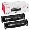 Canon 718 BK svart toner 2-pack (original)