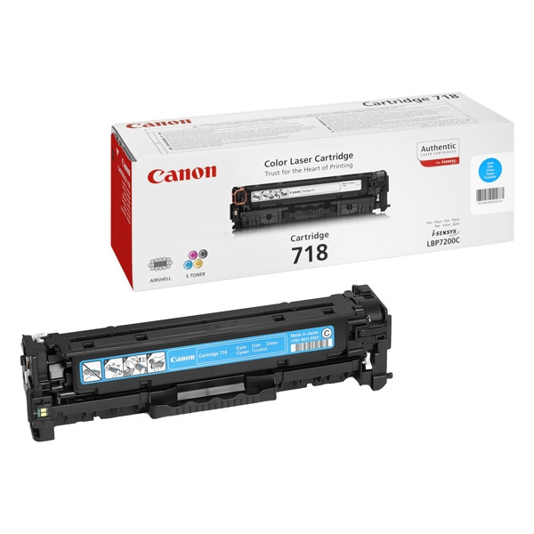 Canon 718 C cyan toner (original) 2661B002AA 070880 - 1