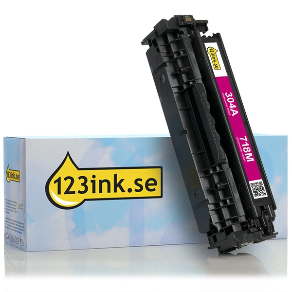 Canon 718 M magenta toner (varumärket 123ink) 2660B002AAC 070883 - 1