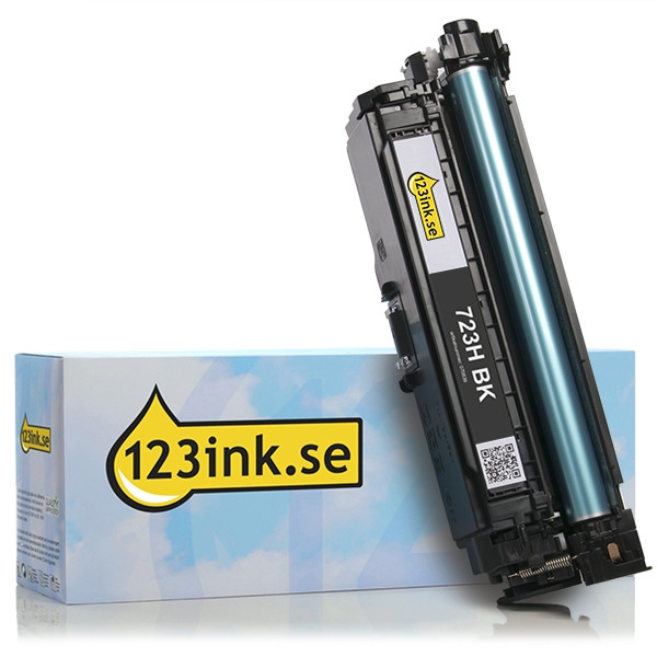 Canon 723H BK svart toner hög kapacitet (varumärket 123ink) 2645B002C 070841 - 1