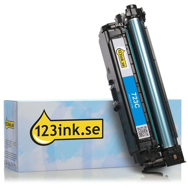 Canon 723 C cyan toner (varumärket 123ink) 2643B002C 070843 - 1