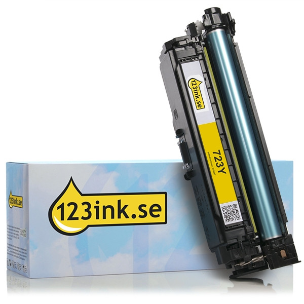 Canon 723 Y gul toner (varumärket 123ink) 2641B002C 070847 - 1