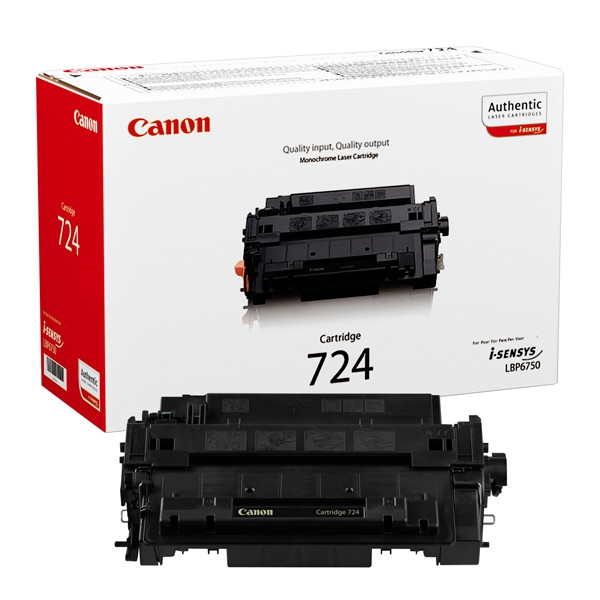 Canon 724 svart toner (original) 3481B002 070776 - 1