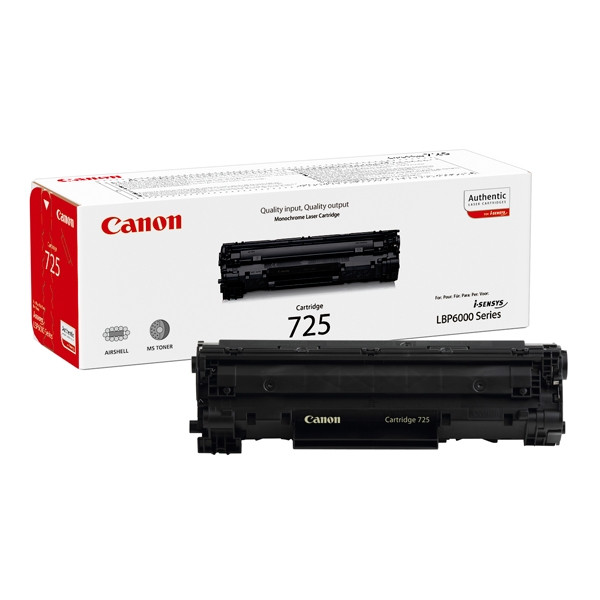 Canon 725 svart toner (original) 3484B002 070780 - 1