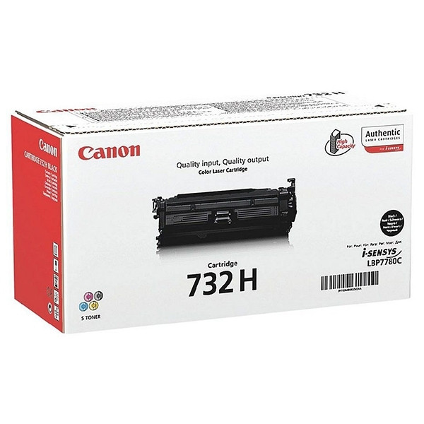 Canon 732HBK svart toner hög kapacitet (original) 6264B002 032236 - 1