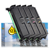 Canon 732H BK + 732 C/M/Y toner 4-pack (varumärket 123ink) 130743