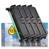 Canon 732H BK + 732 C/M/Y toner 4-pack (varumärket 123ink) 130743 - 1