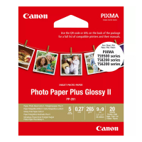 Canon 8,8 x 8,8cm 265g Canon PP-201 fotopapper | Glossy II Plus | 20 ark 2311B070 154075