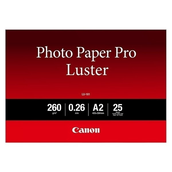 Canon A2 260g Canon LU-101 fotopapper | Pro Luster | 25 ark 6211B026 154026 - 1