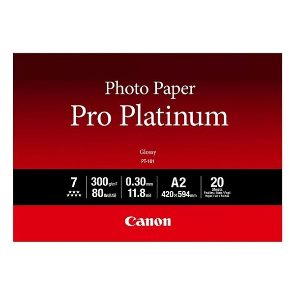 Canon A2 300g Canon PT-101 fotopapper | Pro Platinum | 20 ark 2768B067 154028 - 1