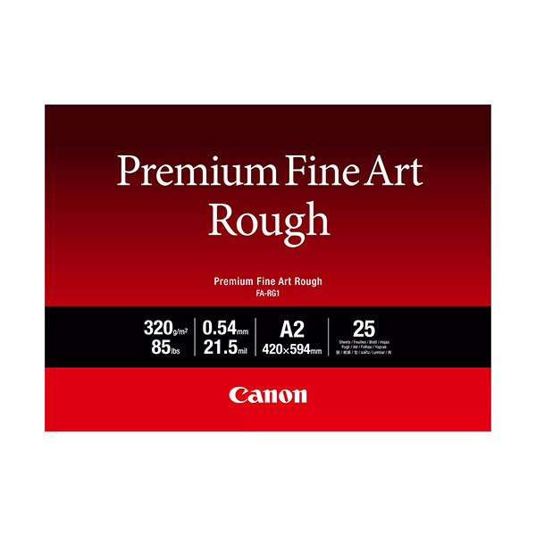 Canon A2 320g Canon FA-RG1 fotopapper | Premium Fine Art Rough | 25 ark 4562C005 154056 - 1