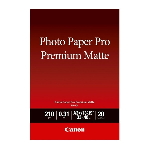 Canon A3+ 210g Canon PM-101 fotopapper | Premium Matte | 20 ark 8657B007 154018 - 1
