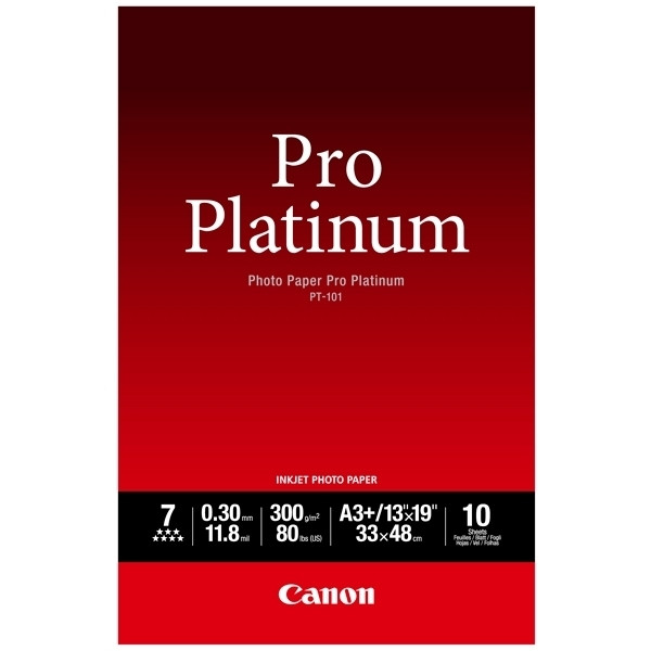 Canon A3+ 300g Canon PT-101 fotopapper | Pro Platinum | 10 ark 2768B018 064596 - 1