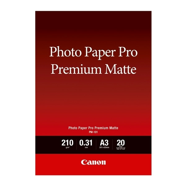 Canon A3 210g Canon PM-101 fotopapper | Premium Matte | 20 ark 8657B006 154016 - 1