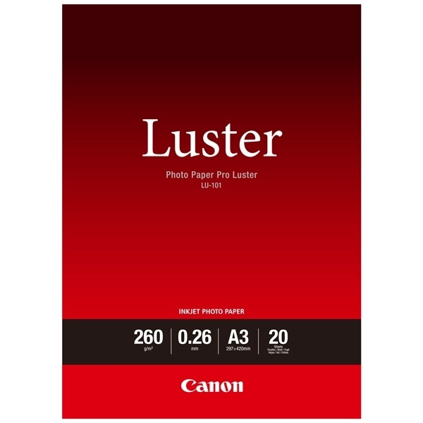 Canon A3 260g Canon LU-101 fotopapper | Pro Luster | 20 ark 6211B007 154002 - 1